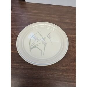 4 Corelle Corning Spring Pond salad  Plates Green Pink Floral 8 1/2"